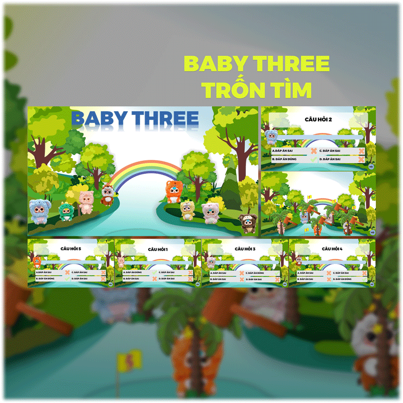 Powerpoint Game BABY THREE trốn tìm